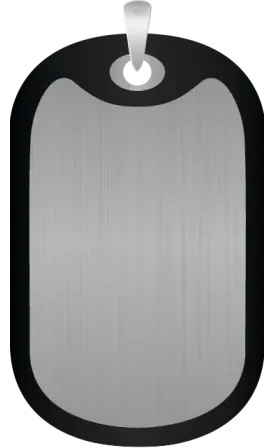Армійський жетон з гравіюванням
