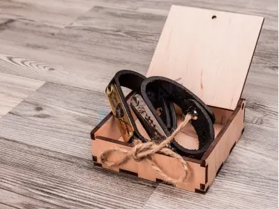 Шкіряний браслет з табличкою Шкіряний браслет з табличкою