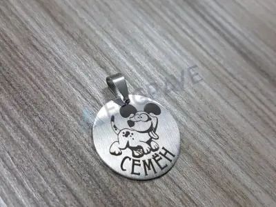 Круглий адресник