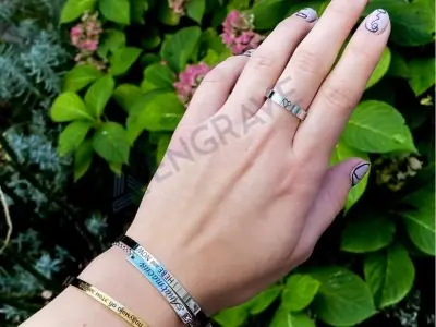 Сталевий браслет тонкий