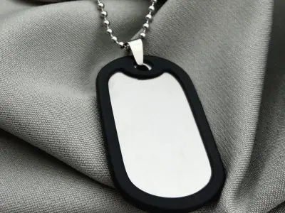 Армійський жетон з ембосуванням