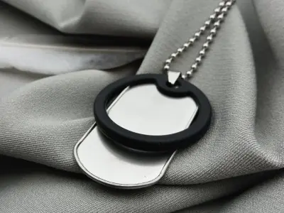 Армійський жетон з ембосуванням