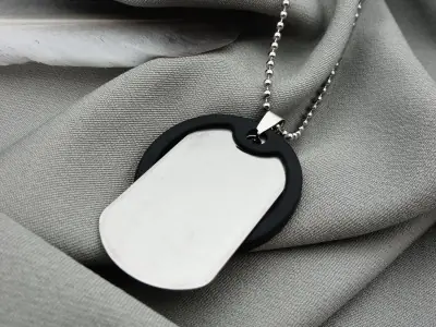 Армійський жетон з ембосуванням