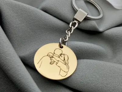 Брелок круглий