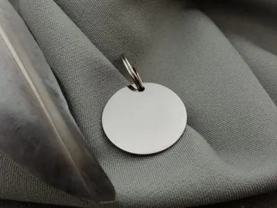 Круглий адресник