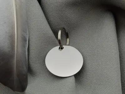 Круглий адресник