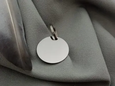 Круглий адресник