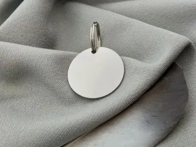 Круглий адресник