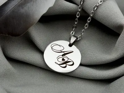 Кулон круглий