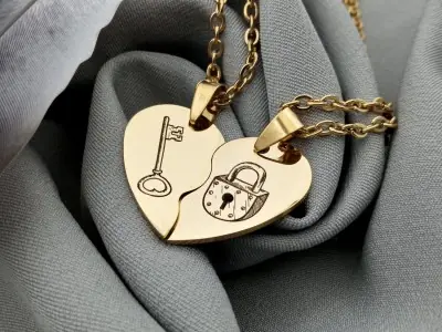 Кулон "Половинки серця"