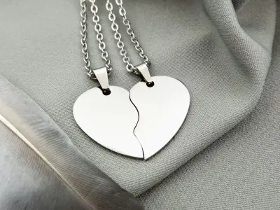 Кулон "Половинки серця"