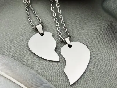 Кулон "Половинки серця"