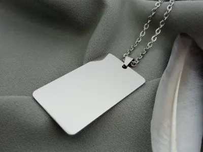 Кулон прямокутний