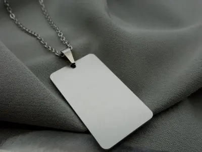 Кулон прямокутний