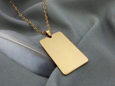 Кулон прямокутний