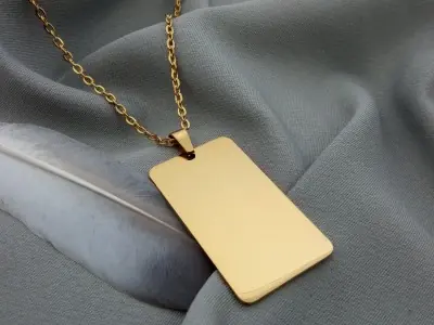 Кулон прямокутний