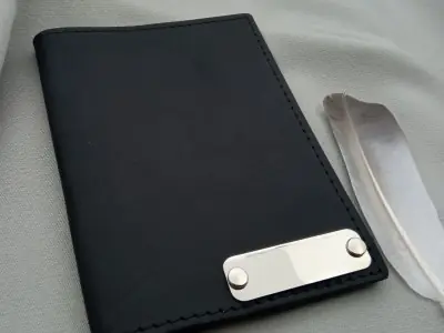 Обкладинка для паспорта з табличкою