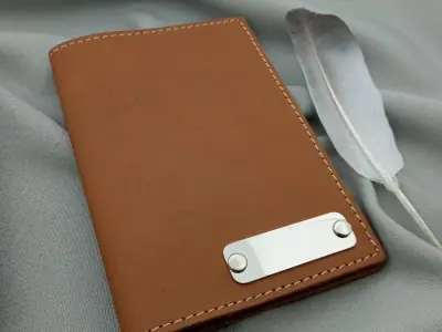 Обкладинка для паспорта з табличкою