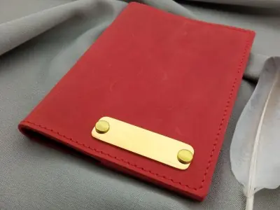 Обкладинка для паспорта з табличкою