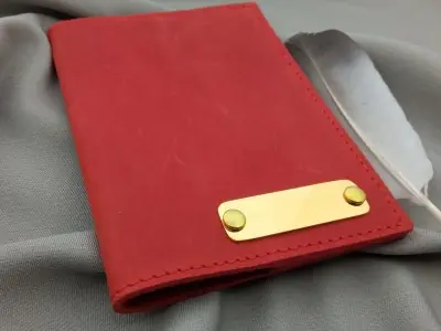 Обкладинка для паспорта з табличкою