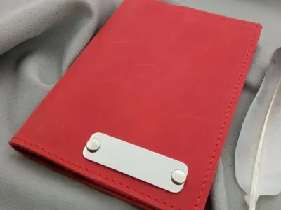 Обкладинка для паспорта з табличкою