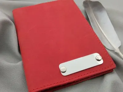 Обкладинка для паспорта з табличкою