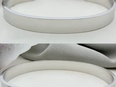 Сталевий браслет вигнутий 8мм