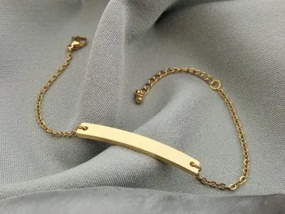 Сталевий браслет тонкий