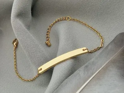 Сталевий браслет тонкий