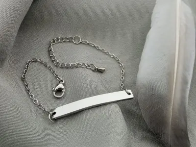 Сталевий браслет тонкий