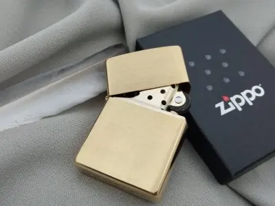 ZIPPO Brushed Brass 204B запальничка