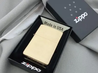 ZIPPO Brushed Brass 204B запальничка