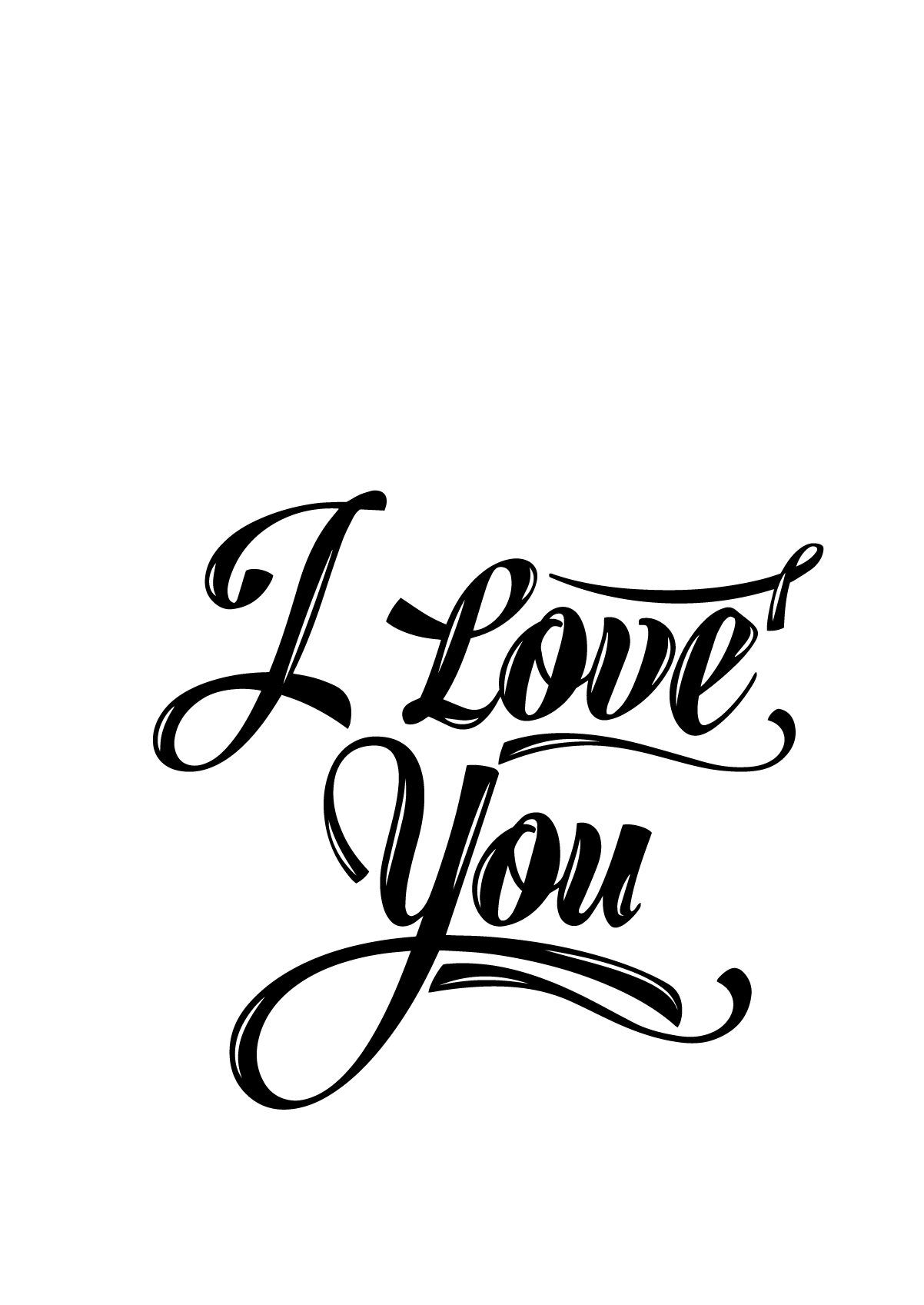 I love You