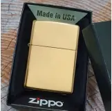 ZIPPO High Polish Brass 254B запальничка